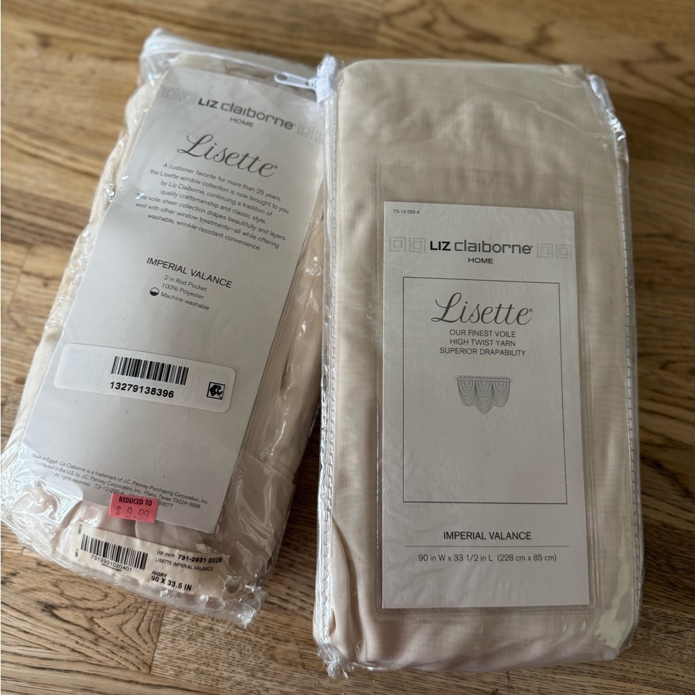Liz Claiborne Cream Imperial Valance
